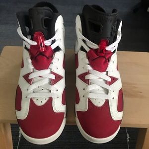Jordan Leather Air 6 Retro Carmine